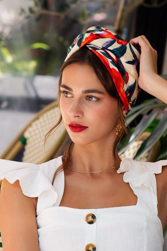 Turbans femme modulable - CUBAINE HYACINTHE - Indira de paris