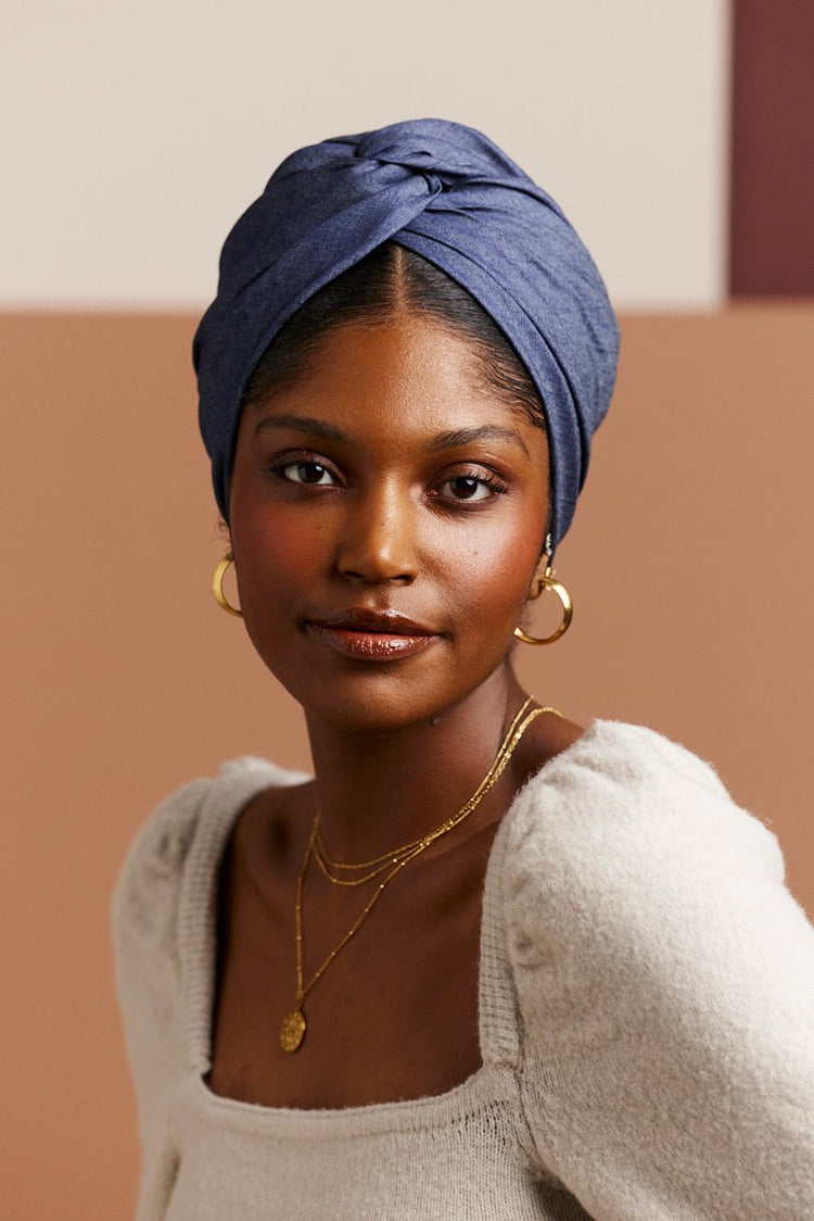 Turbans femme modulable - CUBAINE JANE BRUT - Indira de paris