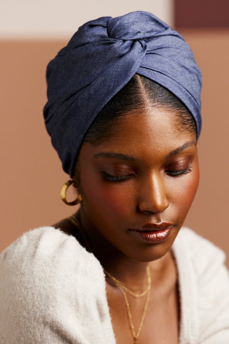 Turbans femme modulable - CUBAINE JANE BRUT - Indira de paris