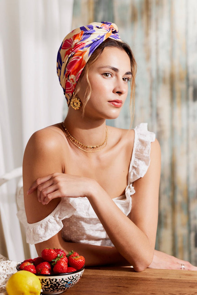 Turbans femme modulable - CUBAINE LANA - Indira de paris