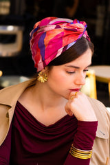 Turbans femme modulable - CUBAINE LEÏLA - Indira de paris