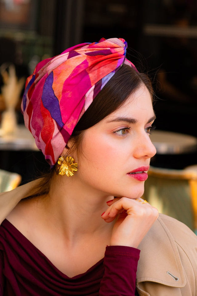 Turbans femme modulable - CUBAINE LEÏLA - Indira de paris