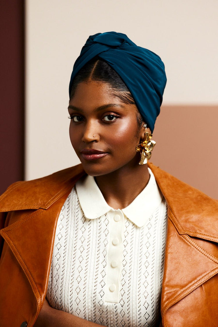 Turbans femme modulable - CUBAINE PERSAN - Indira de paris