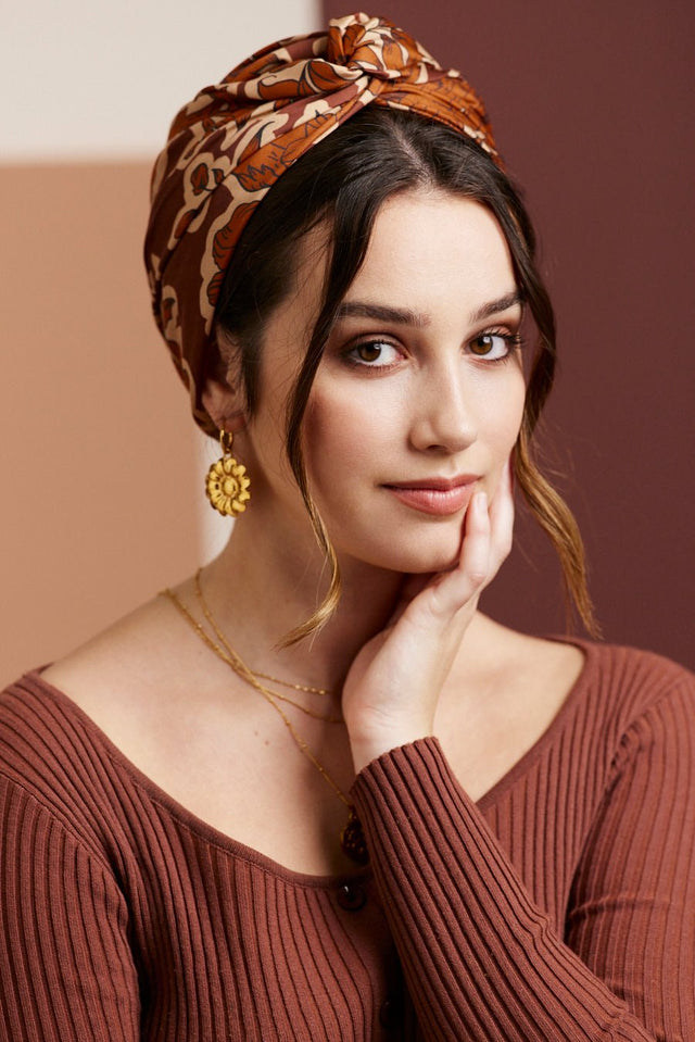 Turbans femme modulable - CUBAINE ROKIA - Indira de paris