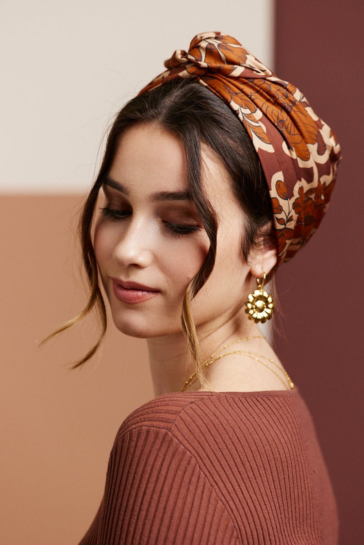 Turbans femme modulable - CUBAINE ROKIA - Indira de paris