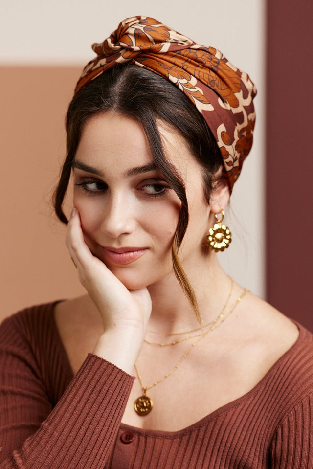 Turbans femme modulable - CUBAINE ROKIA - Indira de paris
