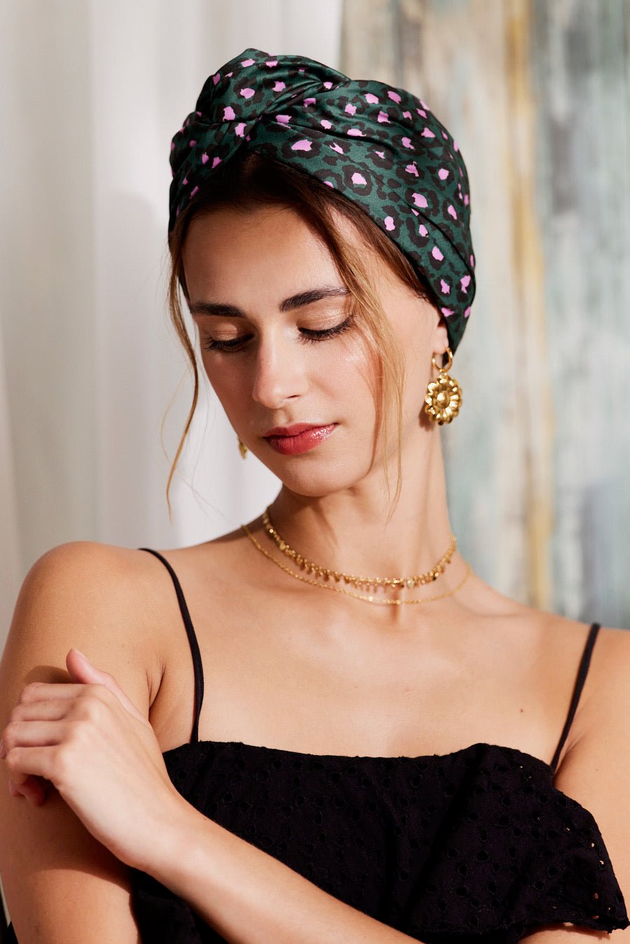 Turbans femme modulable - CUBAINE SABINE - Indira de paris