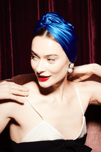 Turbans femme modulable - CUBAINE SOIE - ELECTRIQUE - Indira de paris