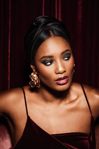 Turbans femme modulable - CUBAINE SOIE - NOIR - Indira de paris