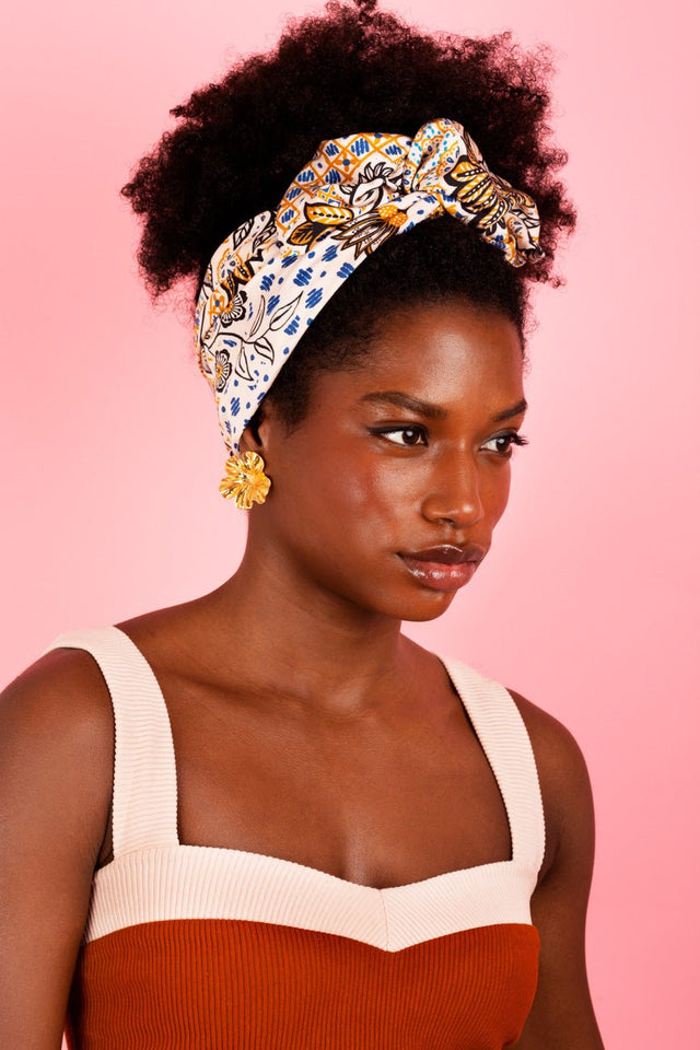 Bandeau cheveux femme fil métal-FLEXBAND OUMOU- Indira de paris