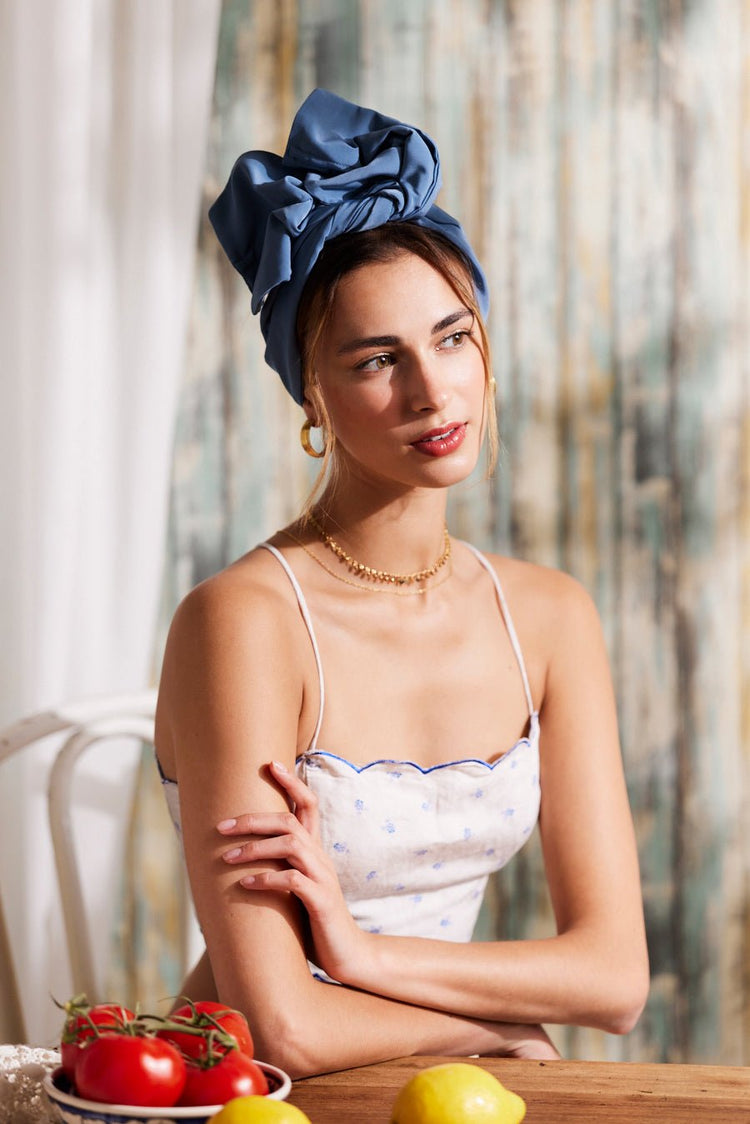 Bandeau cheveux femme fil métal - HEADBAND FLEXIBLE - Flexband Ciel - Indira de paris