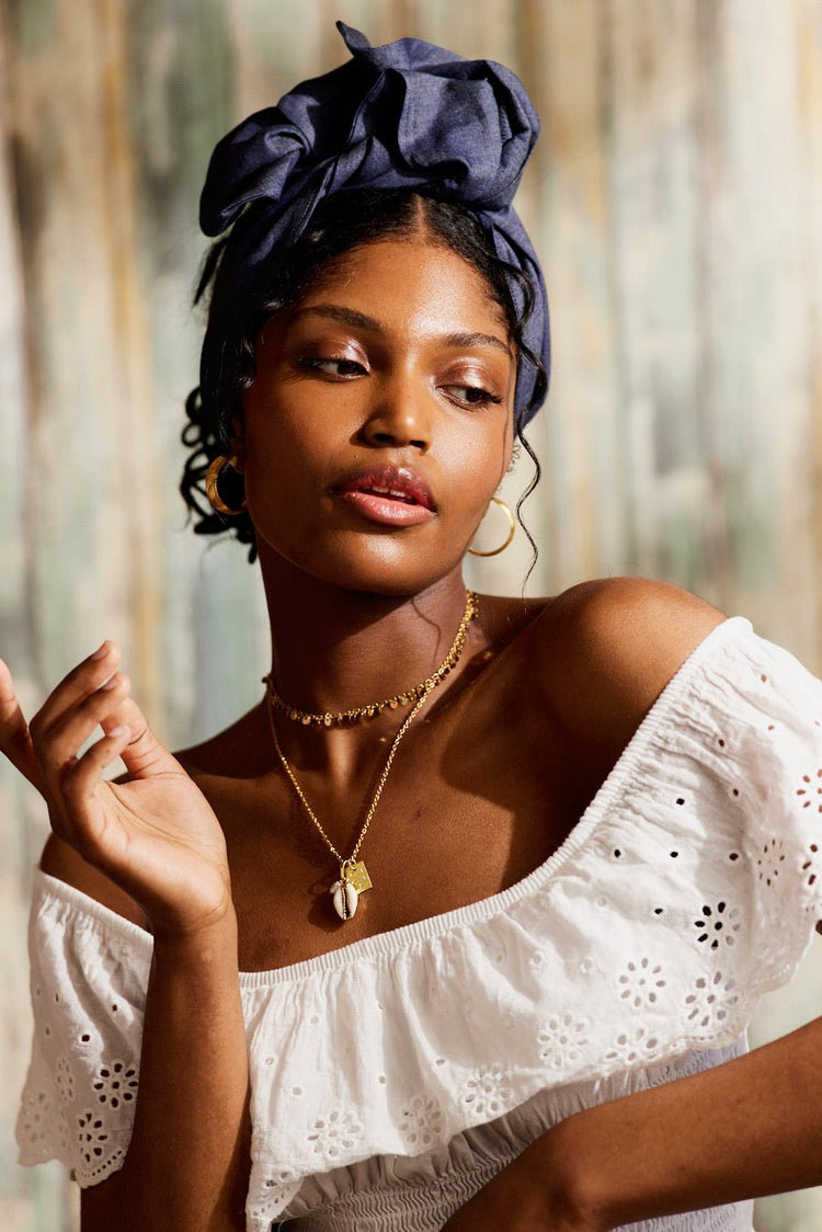 Bandeau cheveux femme fil métal - HEADBAND FLEXIBLE - Flexband JANE BRUT - Indira de paris