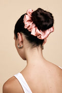 Chouchou-MAXI CHOUCHOU SOIE - CORAIL- Indira de paris