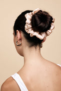 Chouchou-MAXI CHOUCHOU SOIE - CREME- Indira de paris