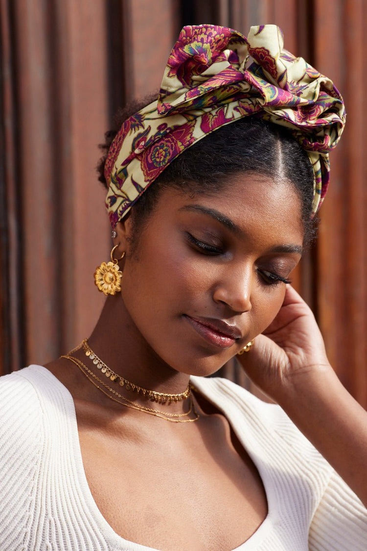 Bandeau cheveux femme fil métal - MINI FLEXBAND ANJALI - Indira de paris