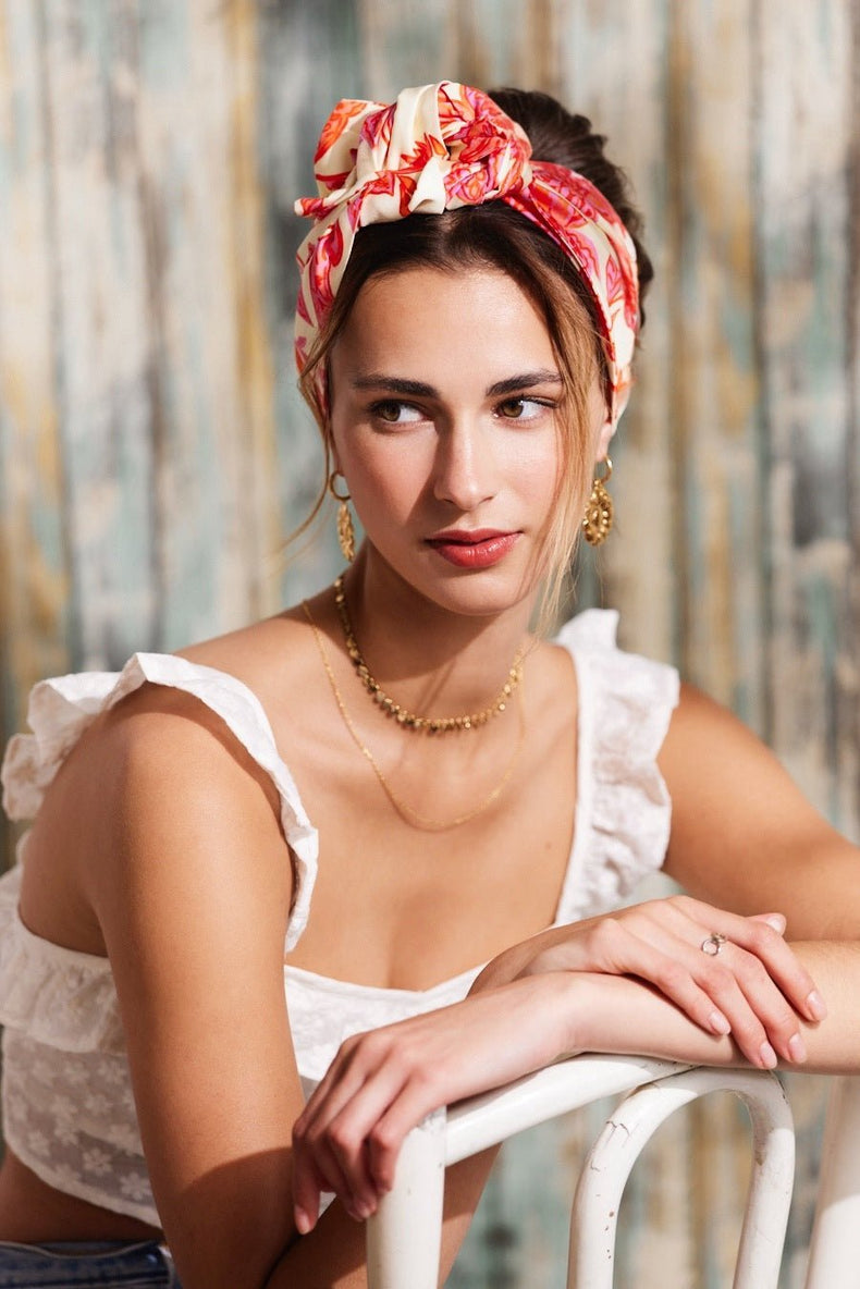 Bandeau cheveux femme fil métal - MINI FLEXBAND CORA - Indira de paris