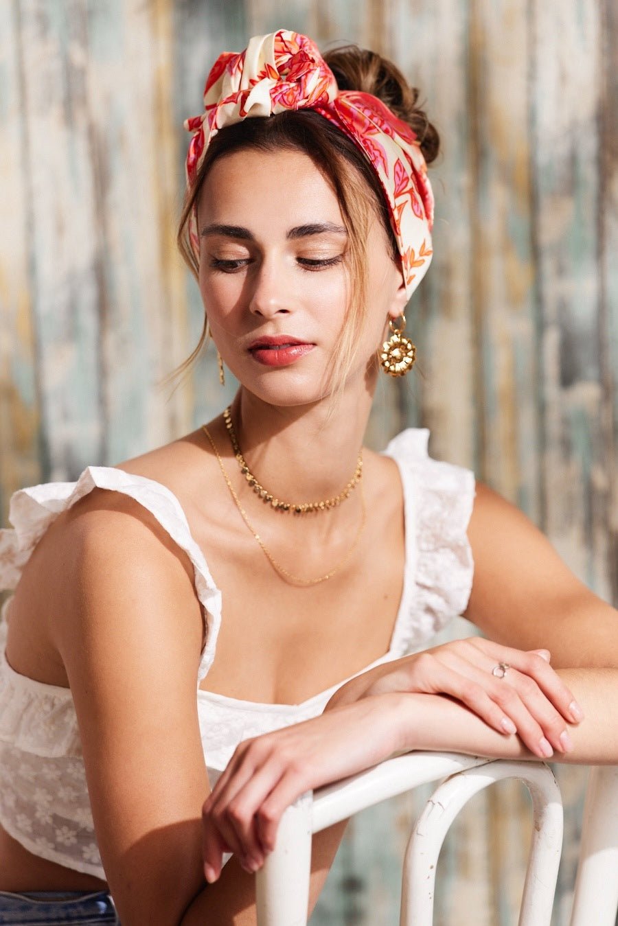Bandeau cheveux femme fil métal - MINI FLEXBAND CORA - Indira de paris