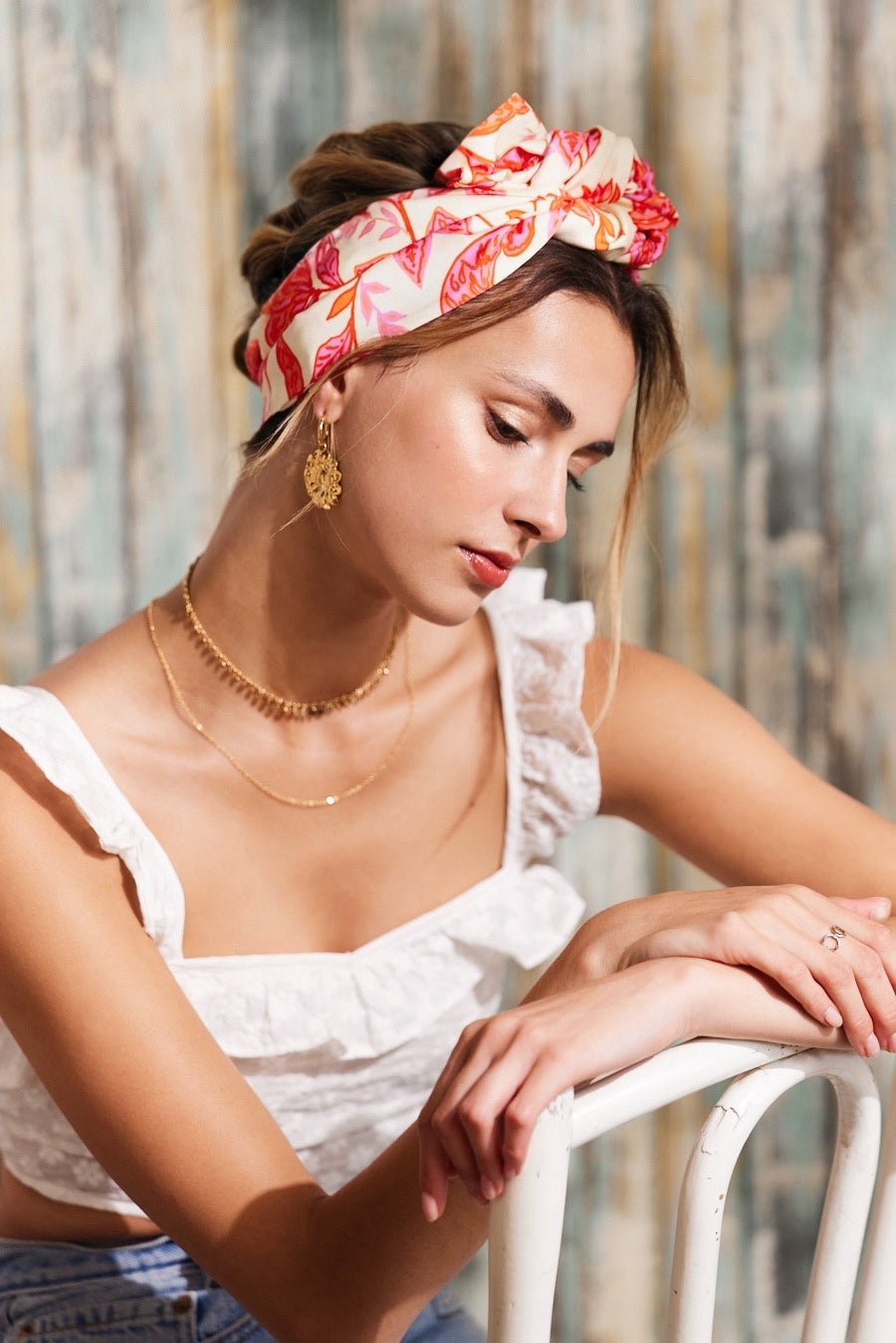 Bandeau cheveux femme fil métal - MINI FLEXBAND CORA - Indira de paris