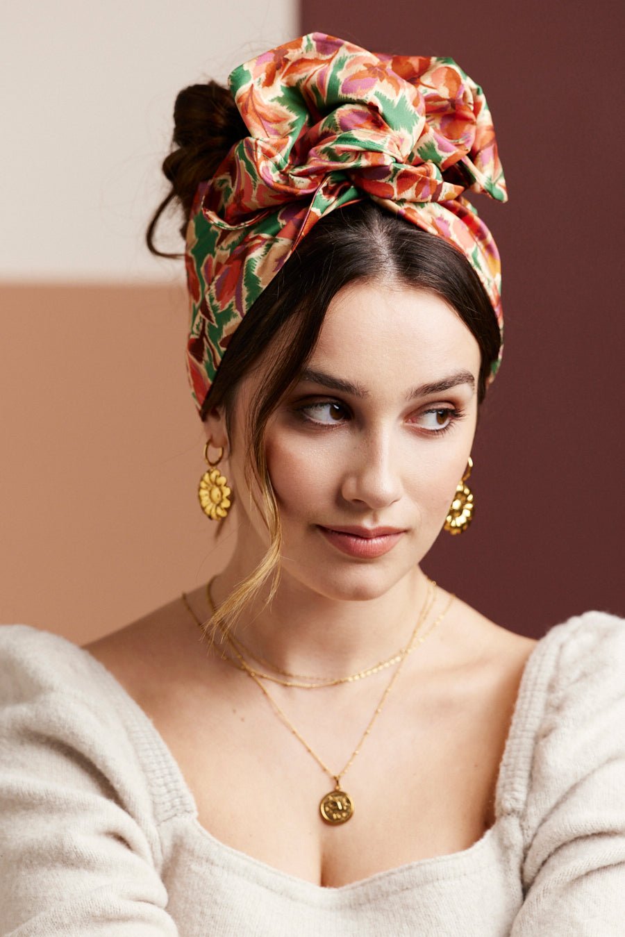 Bandeau cheveux femme fil métal - MINI FLEXBAND DAHLIA - Indira de paris