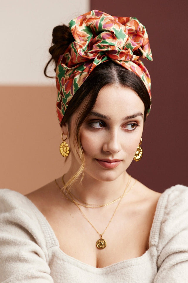 Bandeau cheveux femme fil métal - MINI FLEXBAND DAHLIA - Indira de paris