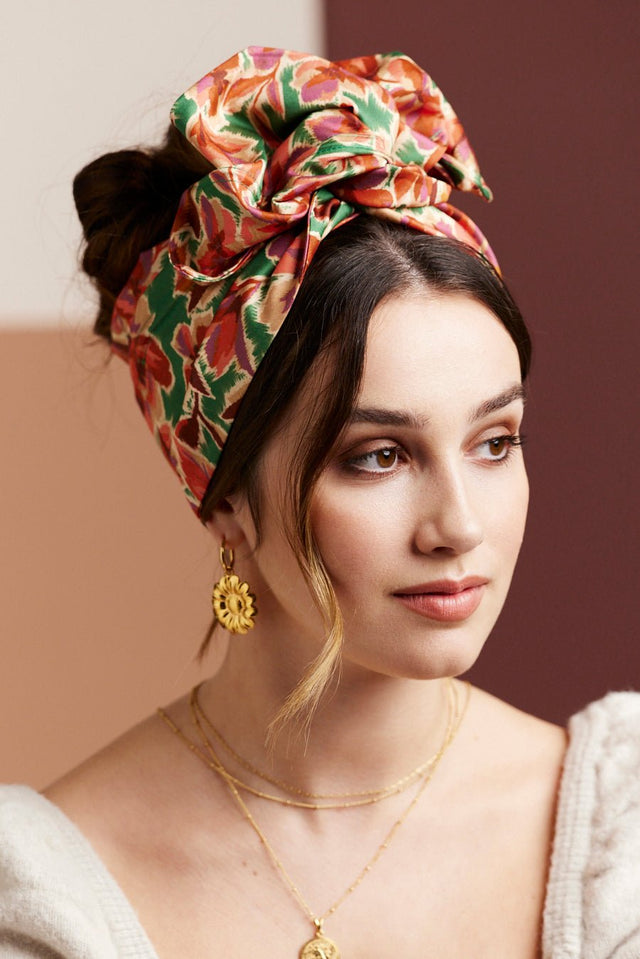 Bandeau cheveux femme fil métal - MINI FLEXBAND DAHLIA - Indira de paris