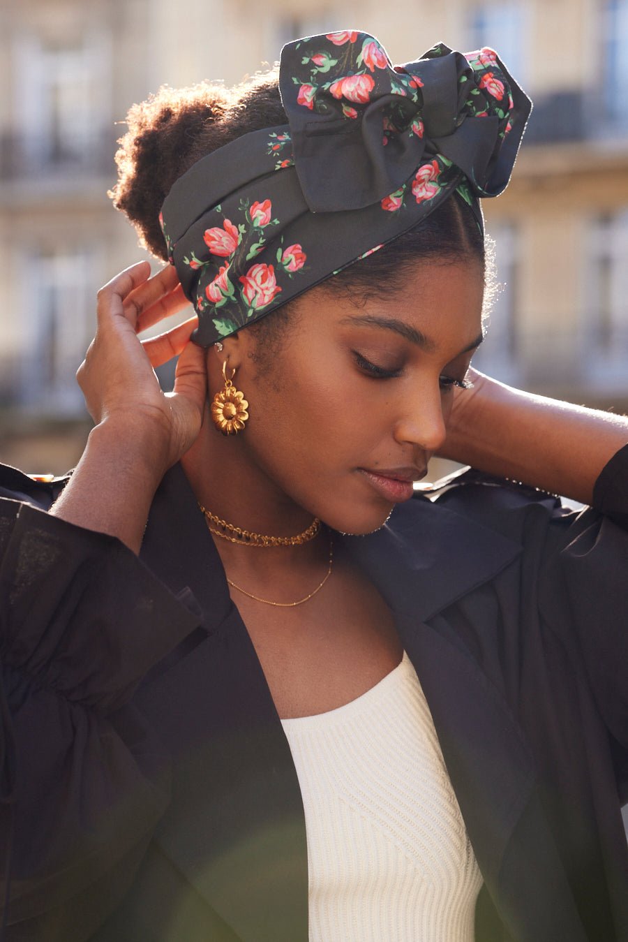 Bandeau cheveux femme fil métal - MINI FLEXBAND OLENA - Indira de paris