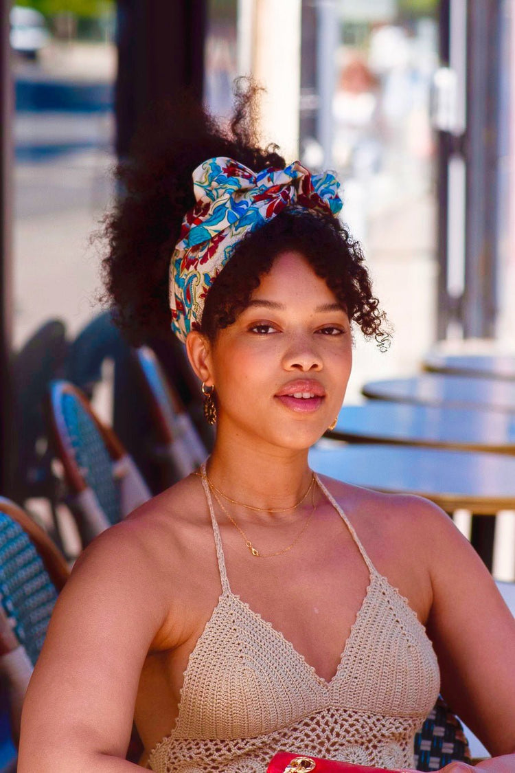 Bandeau cheveux femme fil métal - MINI FLEXBAND PRUDENCE - Indira de paris