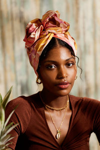 Turbans femme fil métal - NEW AFRICAINE ANNA - Indira de paris
