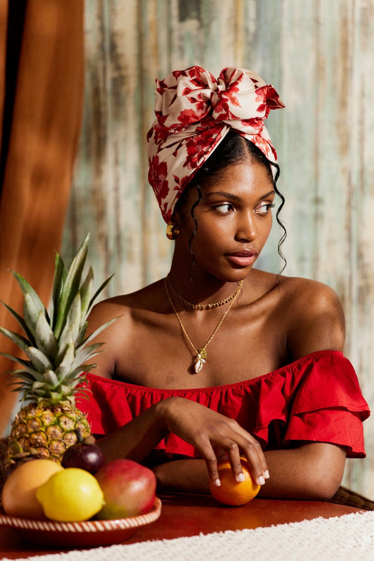 Turbans femme fil métal - NEW AFRICAINE CHIARA - Indira de paris