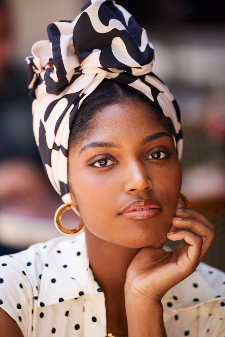 Turbans femme fil métal - NEW AFRICAINE EDA - Indira de paris