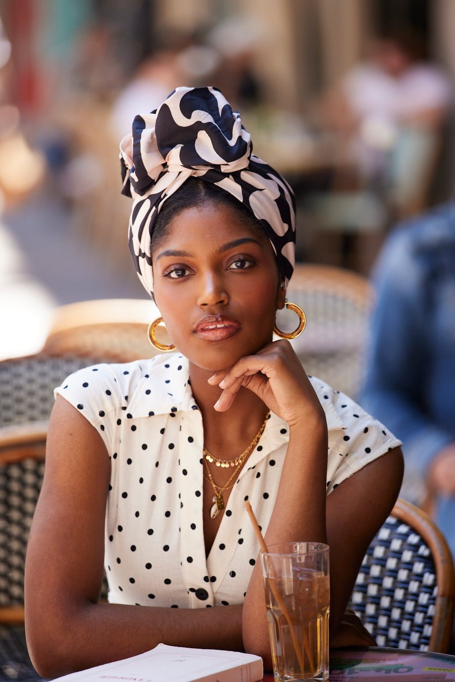 Turbans femme fil métal - NEW AFRICAINE EDA - Indira de paris