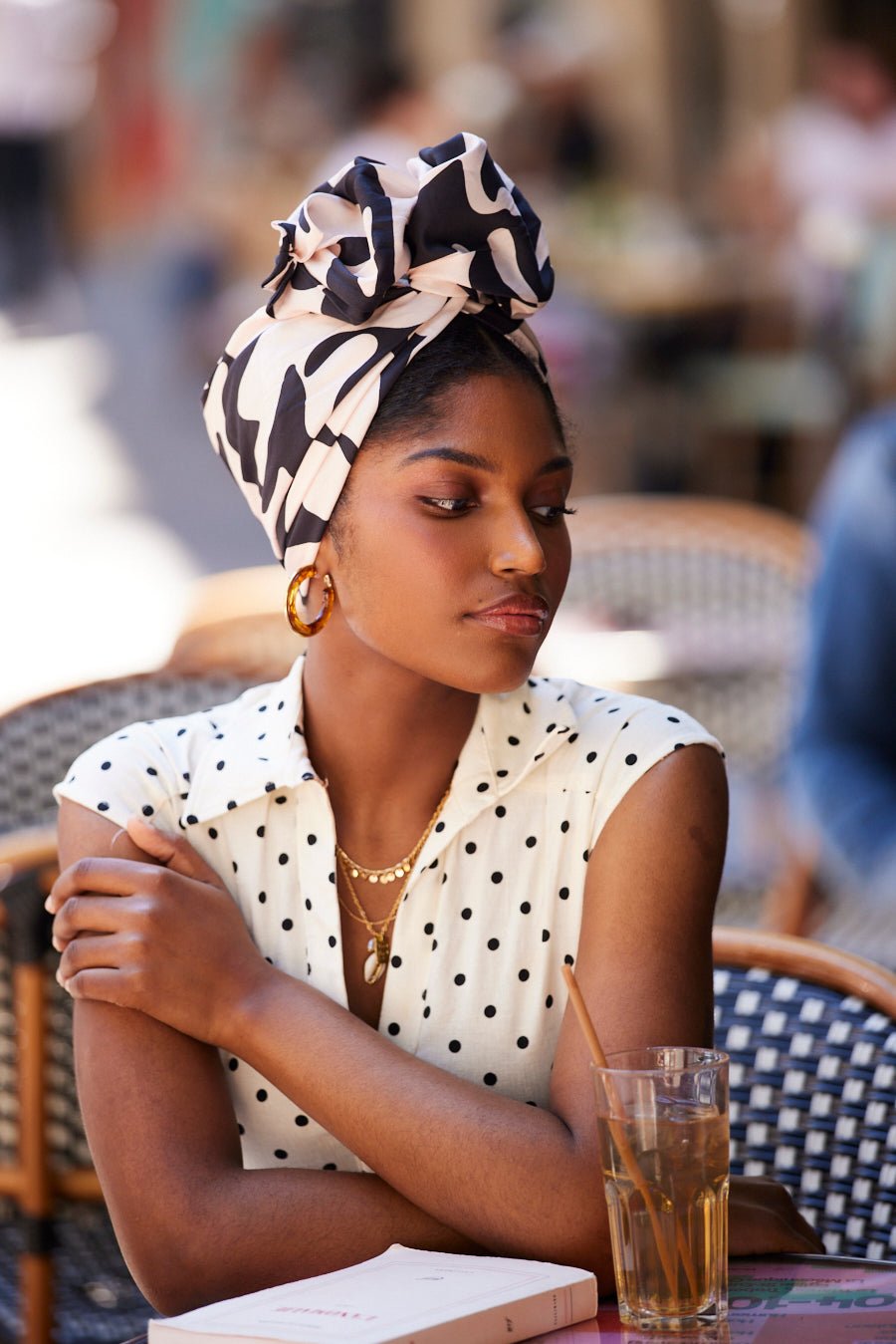 Turbans femme fil métal - NEW AFRICAINE EDA - Indira de paris