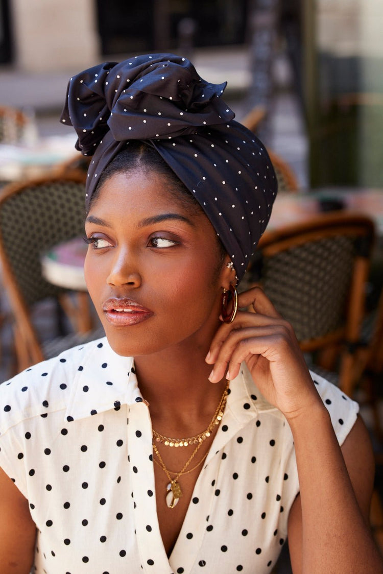 Turbans femme fil métal - NEW AFRICAINE FRANCESCA - Indira de paris