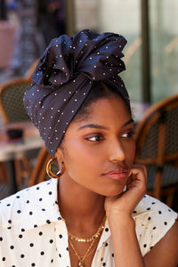 Turbans femme fil métal - NEW AFRICAINE FRANCESCA - Indira de paris
