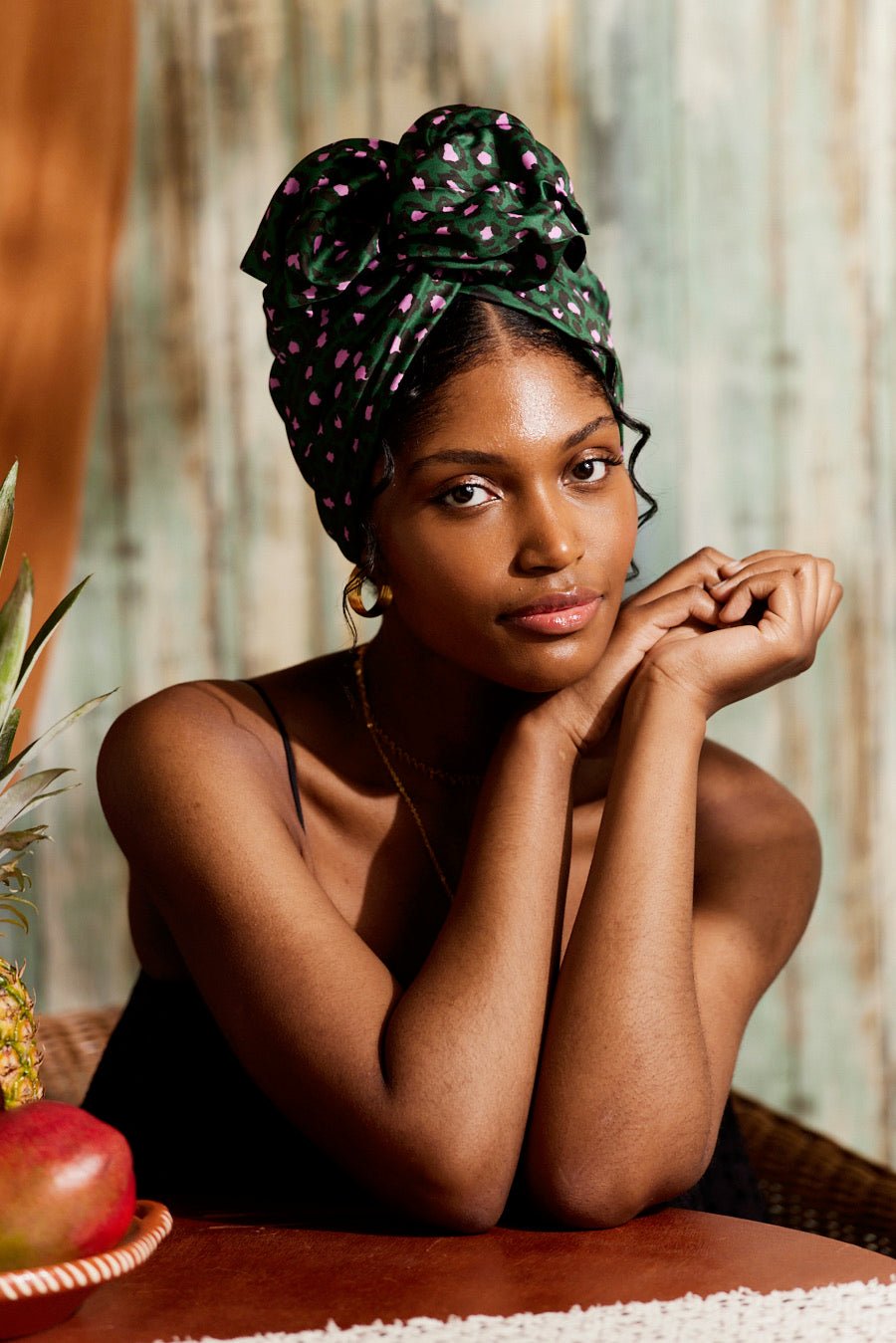 Turbans femme fil métal - NEW AFRICAINE SABINE - Indira de paris