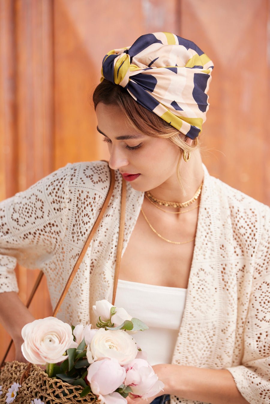 Foulard cheveux femme - PARISIENNE AGATHE - Indira de paris