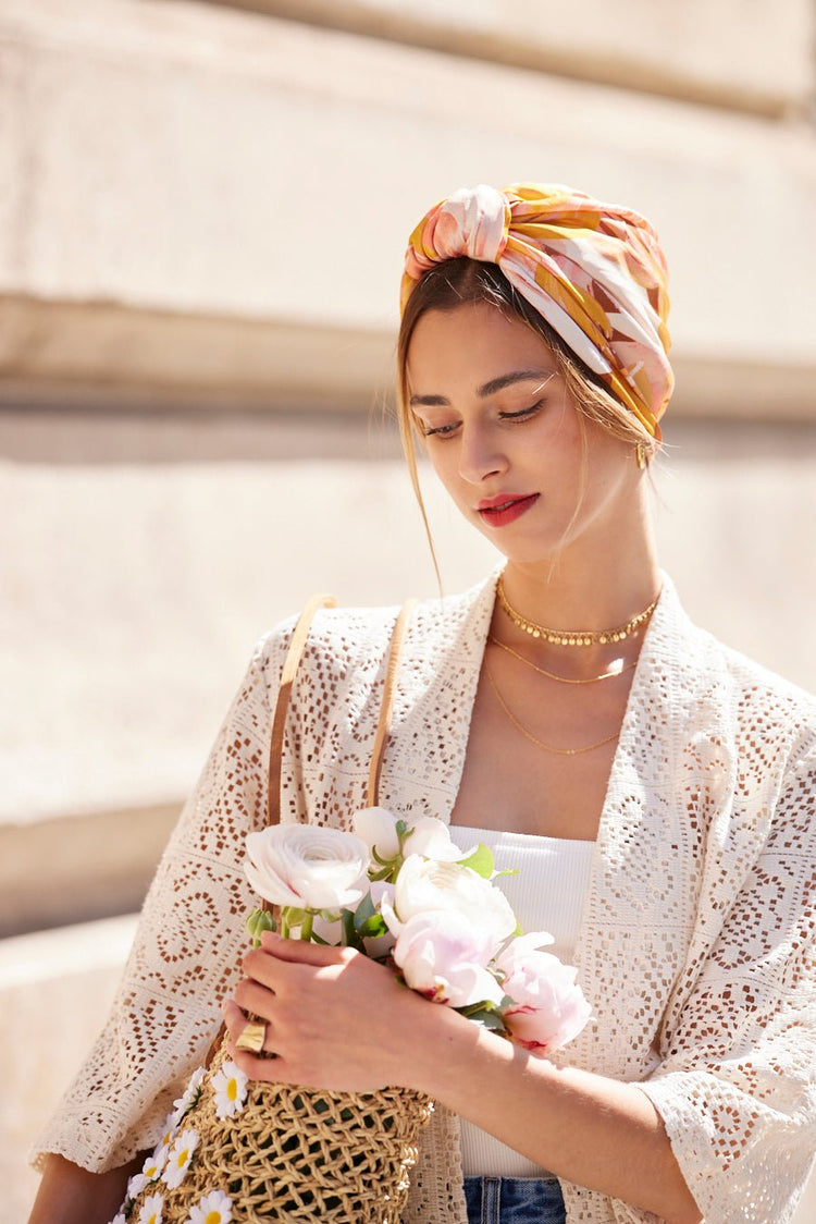Foulard cheveux femme - PARISIENNE ANNA - Indira de paris