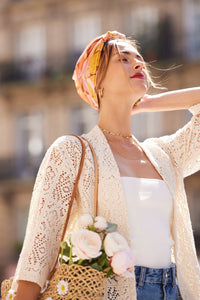 Foulard cheveux femme - PARISIENNE ANNA - Indira de paris