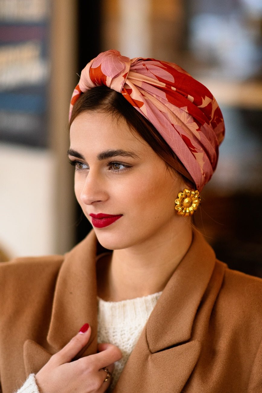 Foulard cheveux femme - PARISIENNE APOLLINE - Indira de paris