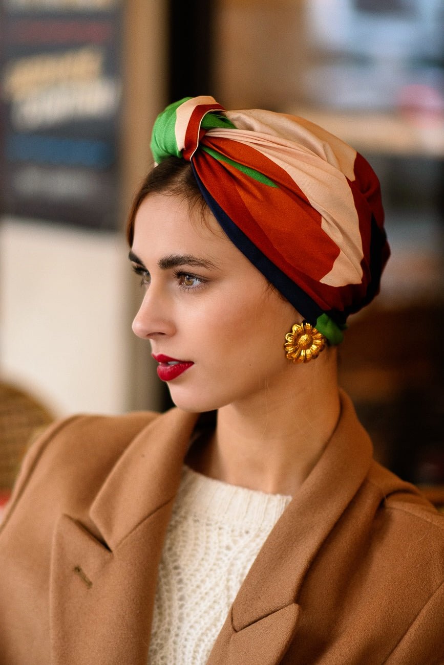 Foulard cheveux femme - PARISIENNE CELINE - Indira de paris