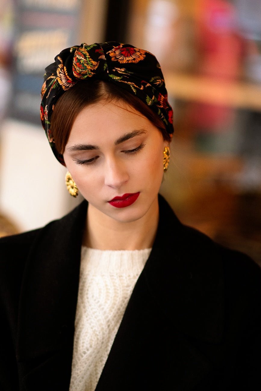 Foulard cheveux femme - PARISIENNE ISADORA - Indira de paris