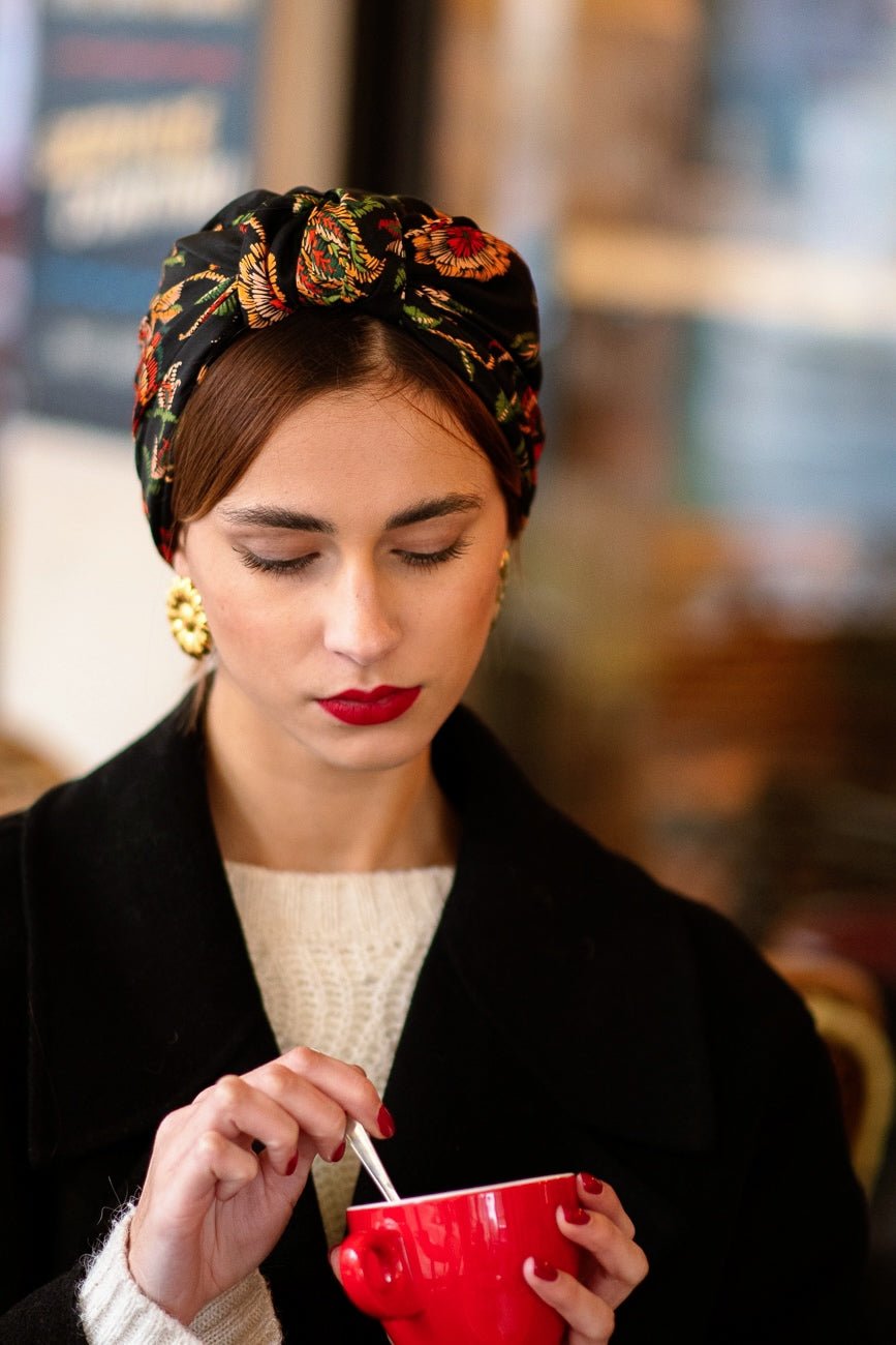 Foulard cheveux femme - PARISIENNE ISADORA - Indira de paris