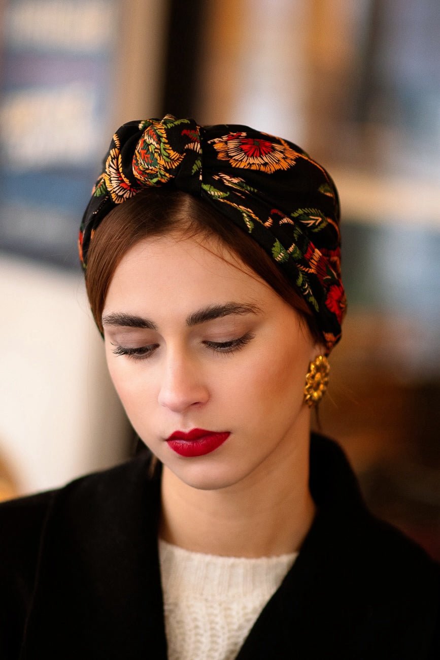 Foulard cheveux femme - PARISIENNE ISADORA - Indira de paris