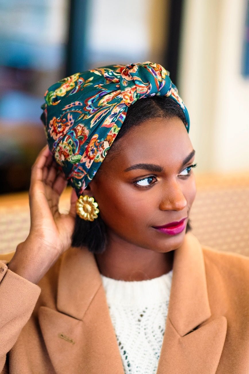 Foulard cheveux femme - PARISIENNE JOELLE - Indira de paris