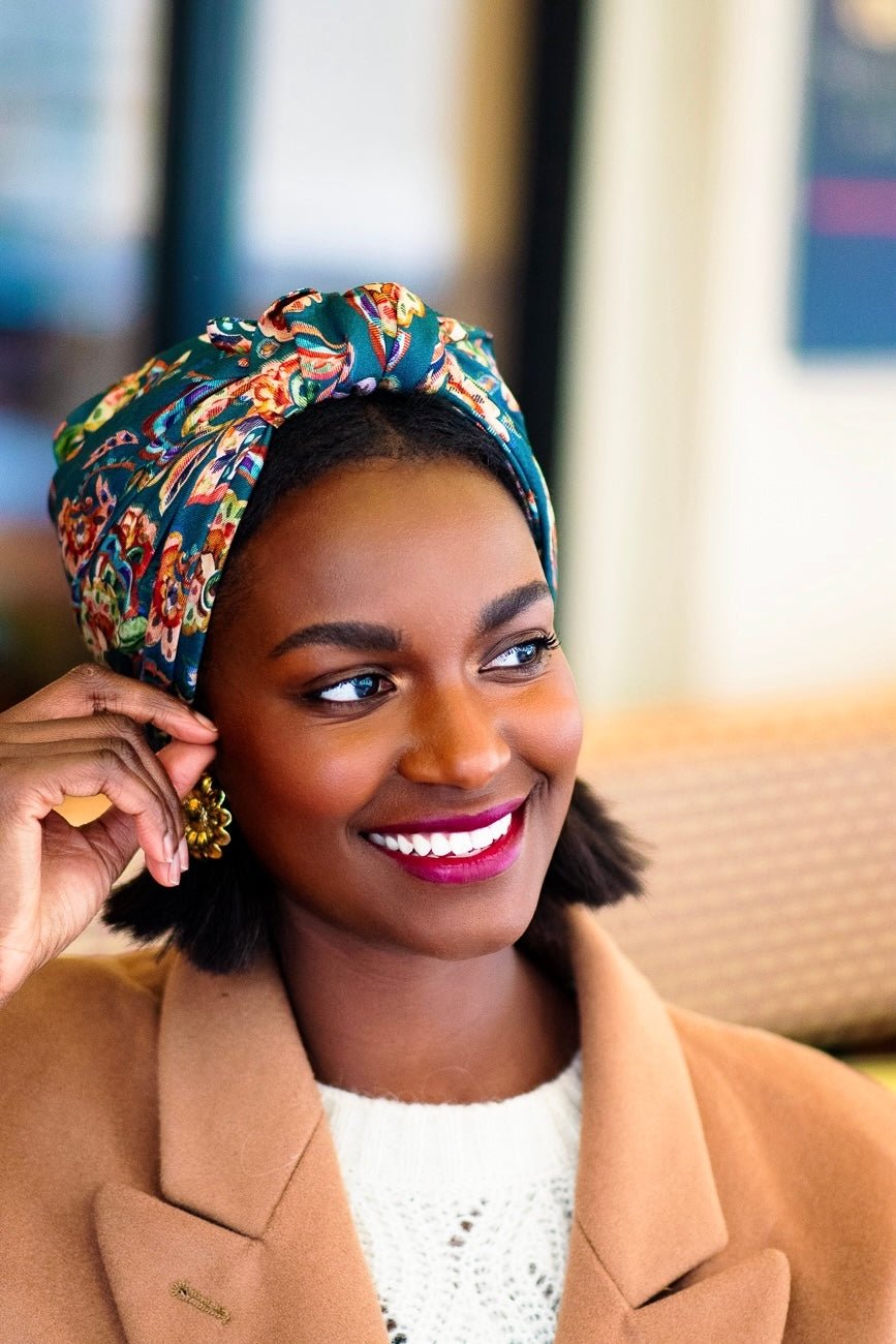 Foulard cheveux femme - PARISIENNE JOELLE - Indira de paris