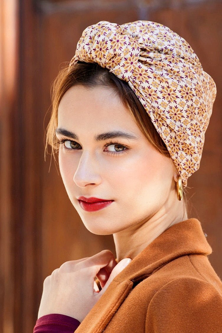 Foulard cheveux femme - PARISIENNE LAURE - Indira de paris