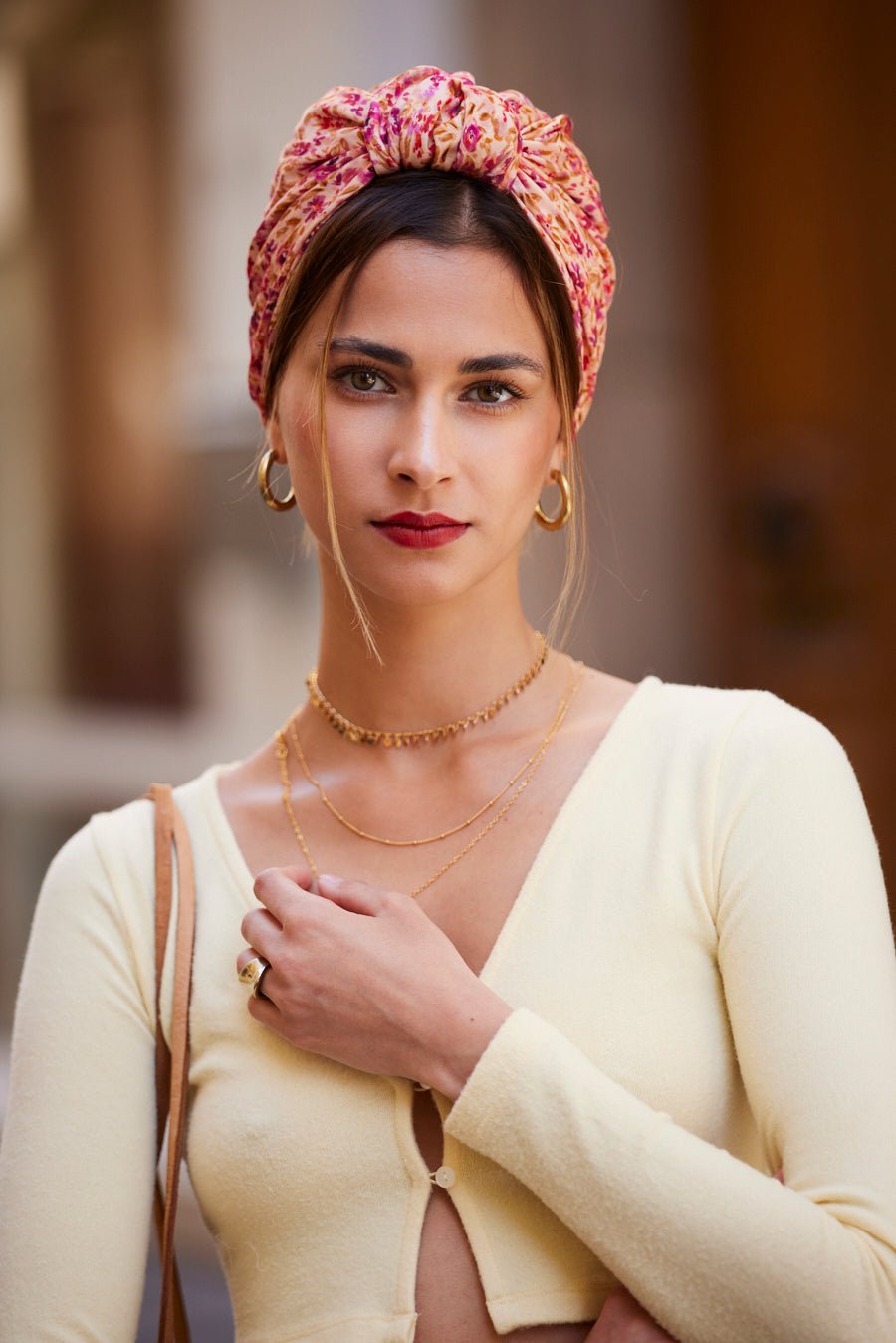 Foulard cheveux femme - PARISIENNE LILY - Indira de paris