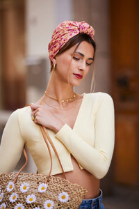 Foulard cheveux femme - PARISIENNE LILY - Indira de paris