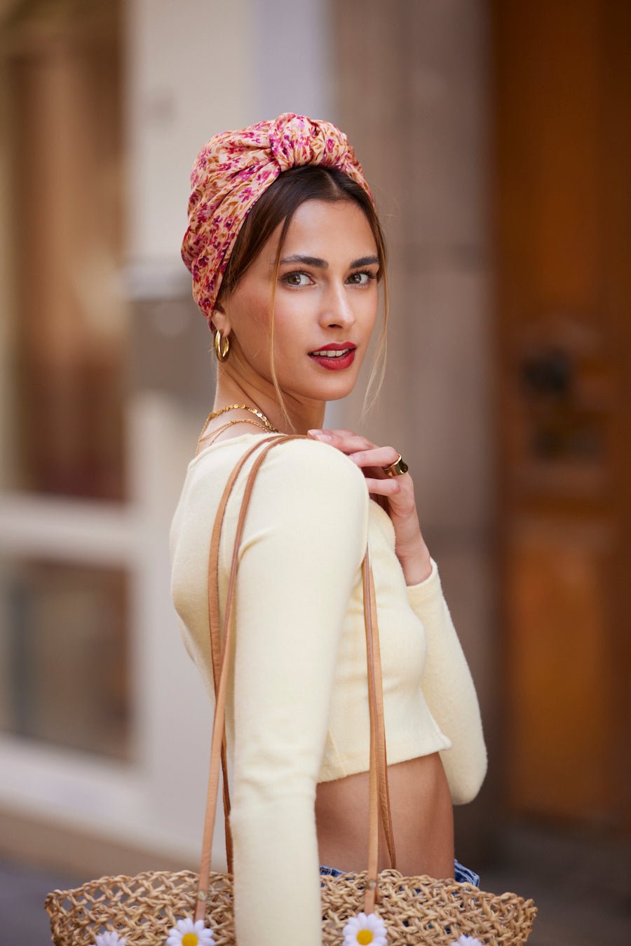 Foulard cheveux femme - PARISIENNE LILY - Indira de paris