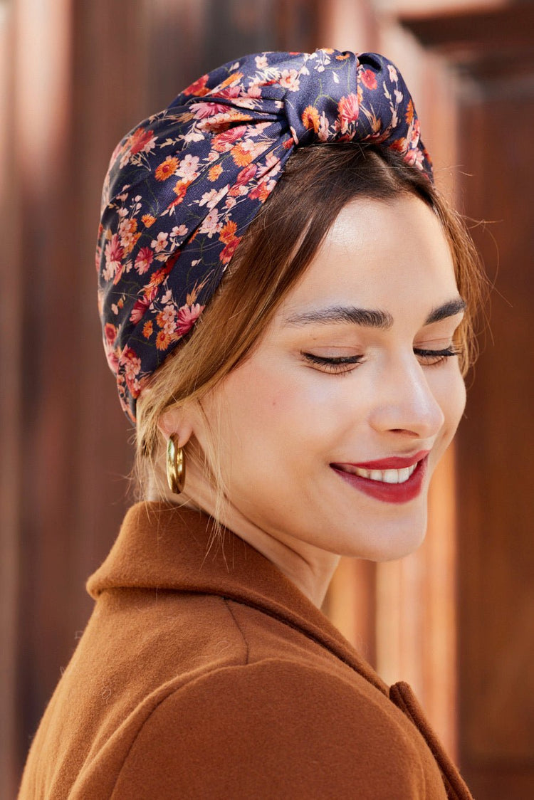 Foulard cheveux femme - PARISIENNE SIBYLLE - Indira de paris